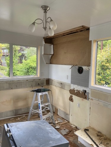 Kitchen Demolition Before